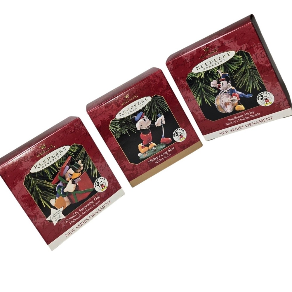 Hallmark Keepsake Donald's Surprising Gift Mickey's Long Shot Bandleader Mickey